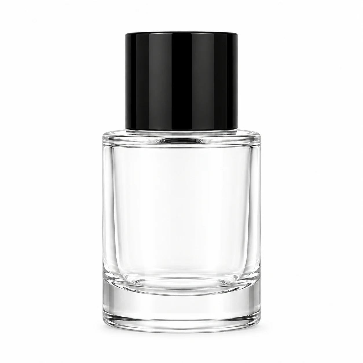 زجاجة عطر أسطوانية عريضة ناعمة — B12