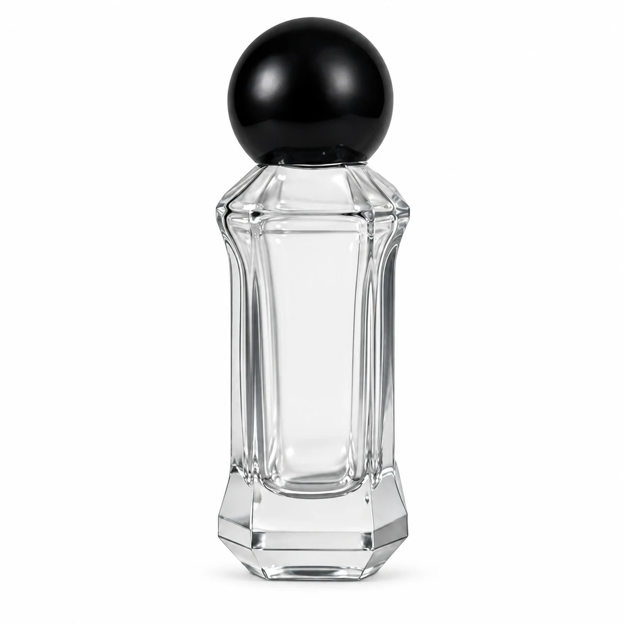 زجاجة عطر مفصصة بأكتاف متسعة — B393
