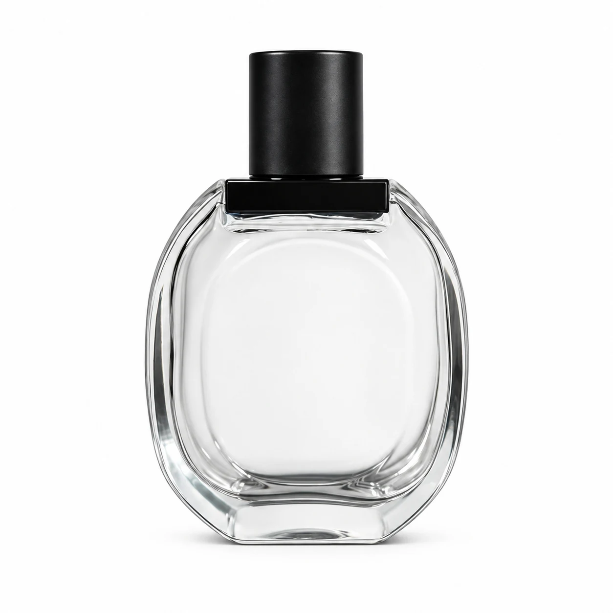 زجاجة عطر بيضاوية مسطحة — B427