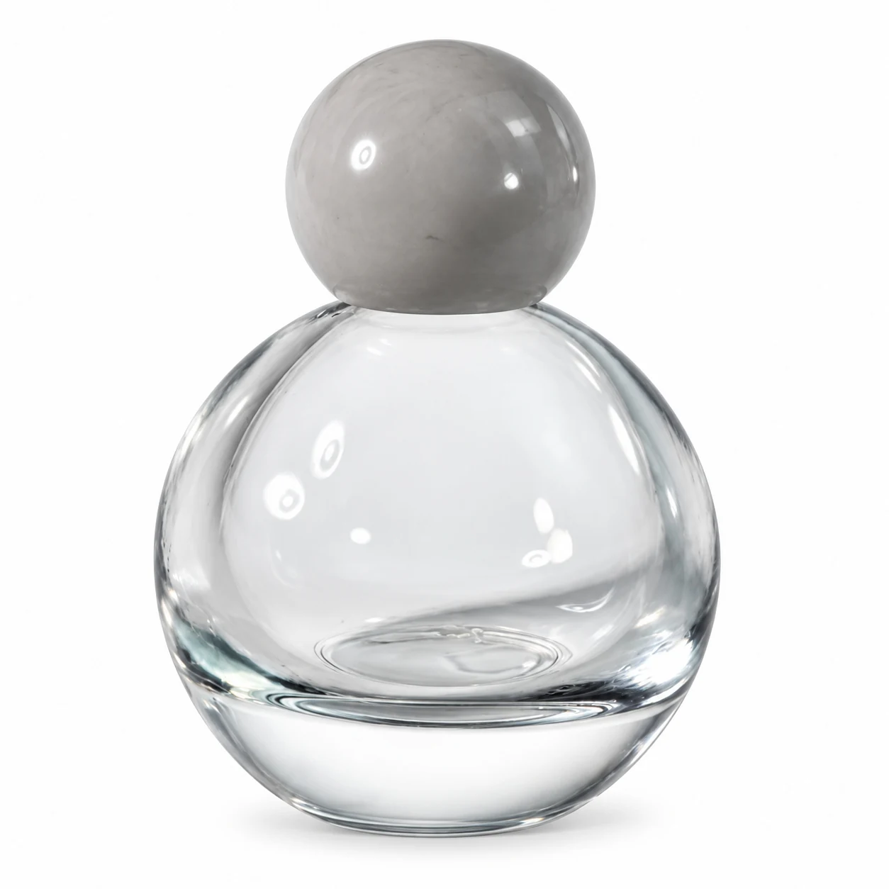 زجاجة عطر كروية بقاعدة هلالية — B448