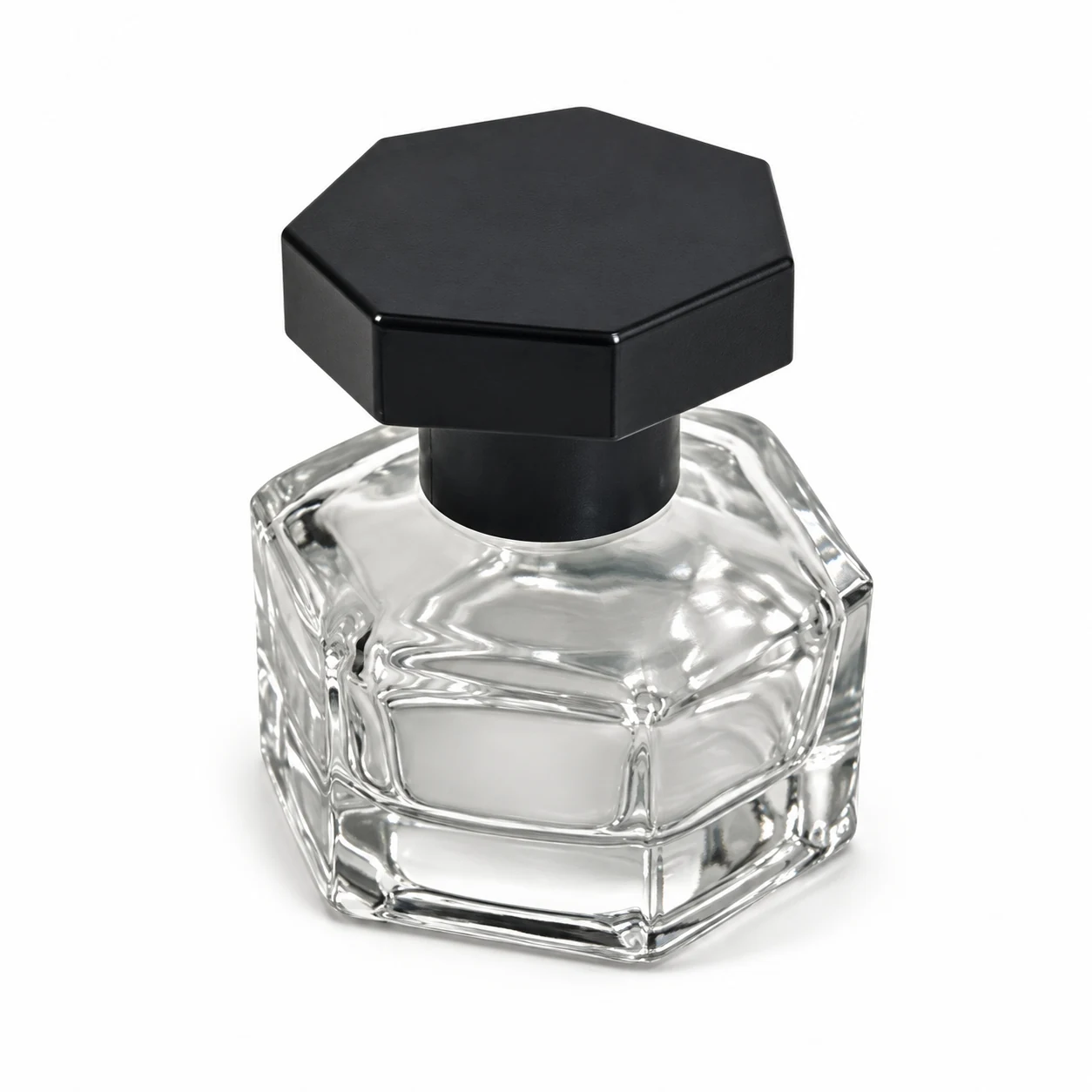 زجاجة عطر منخفضة بأوجه أفقية — B521
