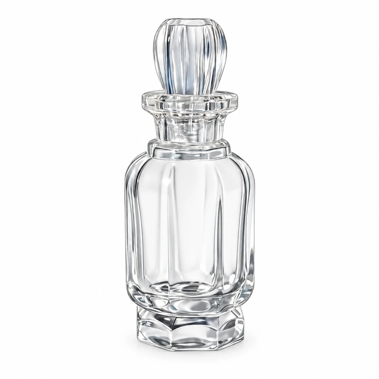 زجاجة عطر مستديرة متعددة الأوجه — B544