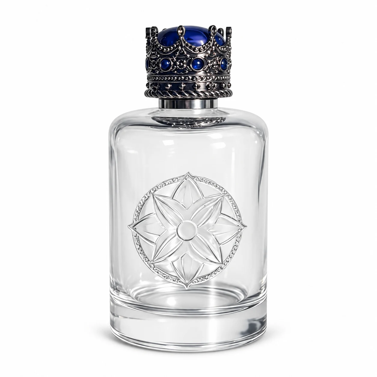 زجاجة عطر أسطوانية بنجمة قالبية — B551