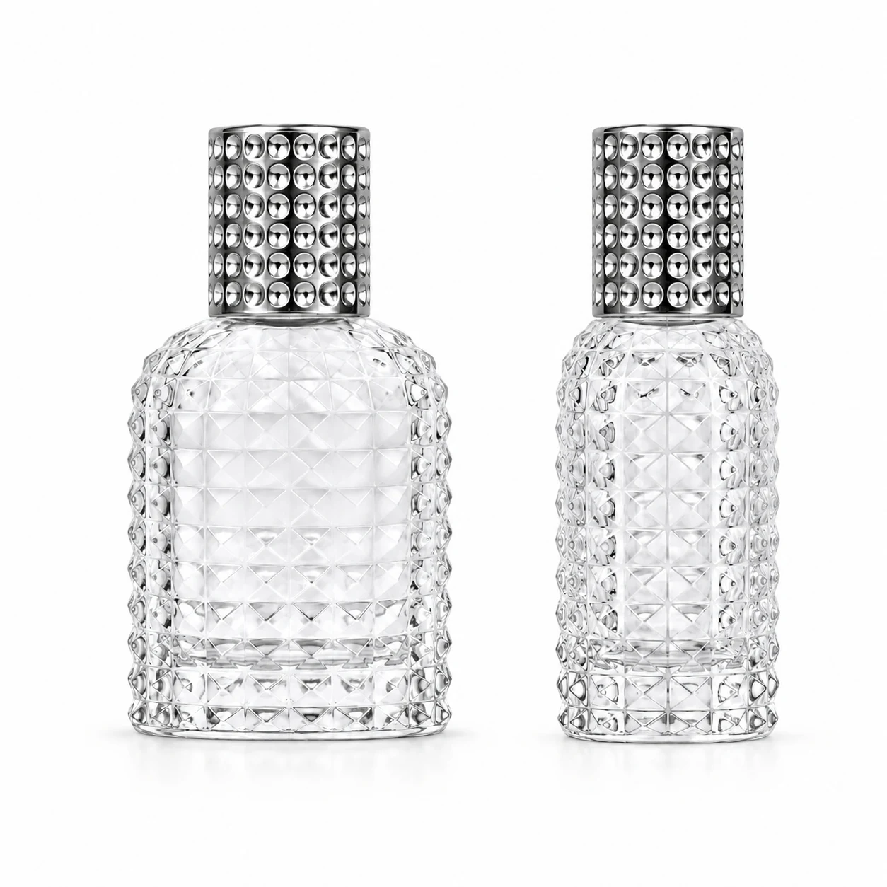 زجاجة عطر صغيرة بنتوءات متكررة — B568