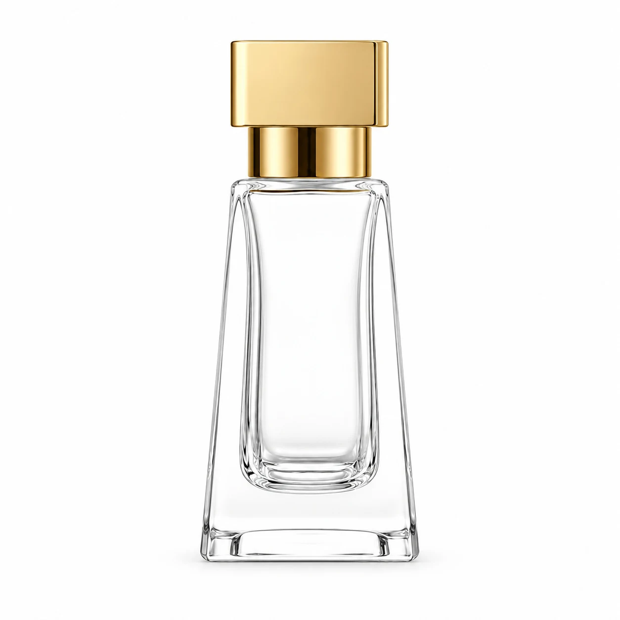زجاجة عطر صغيرة تتسع نحو القاعدة — B586