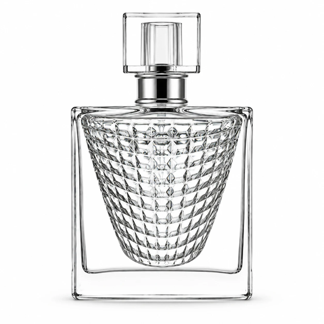 زجاجة عطر متدرجة بنقش شبكي — B602