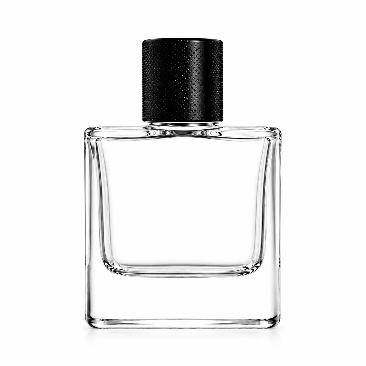 زجاجة عطر مستطيلة عريضة ومنخفضة — B605