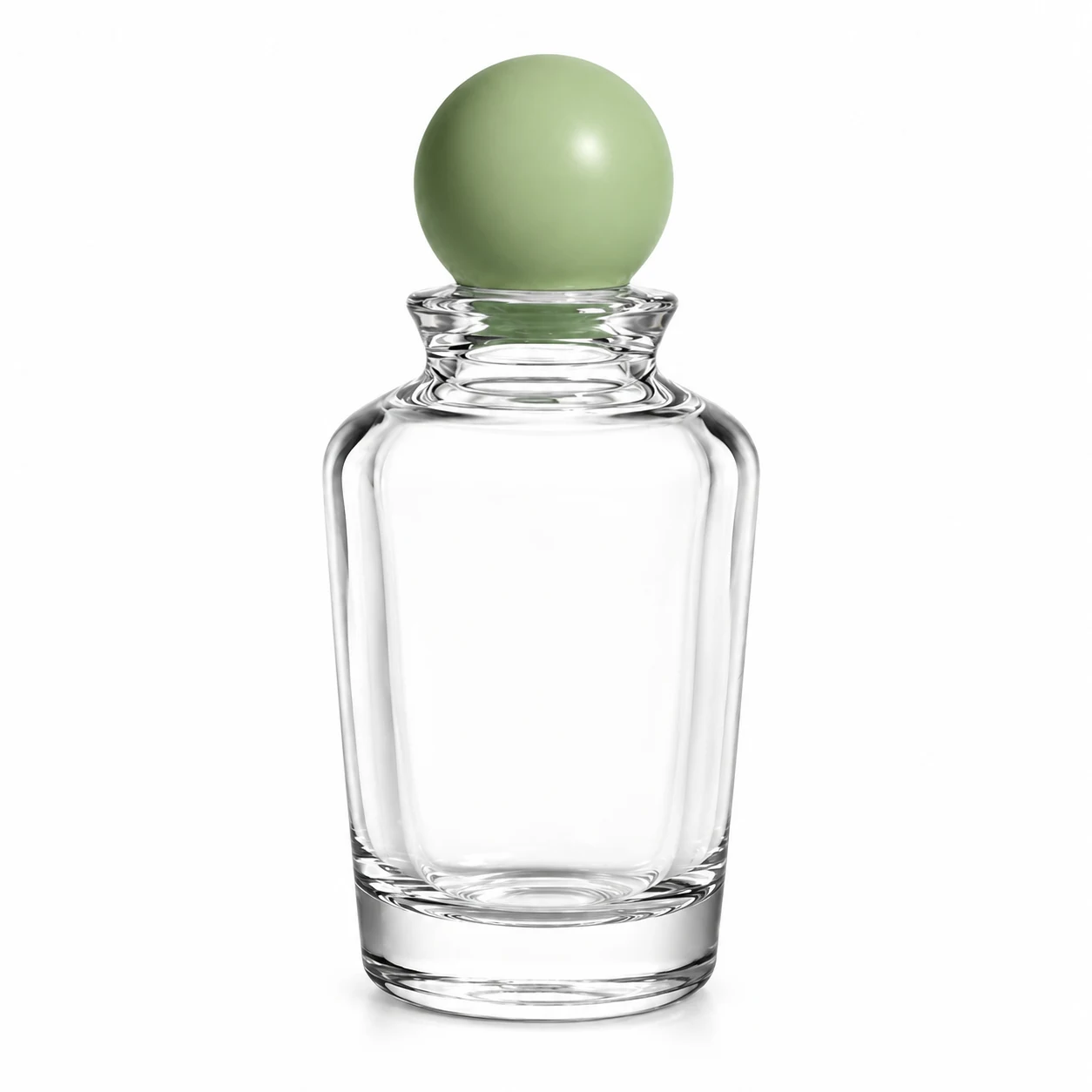 زجاجة عطر مستديرة بكتف مائل — B616