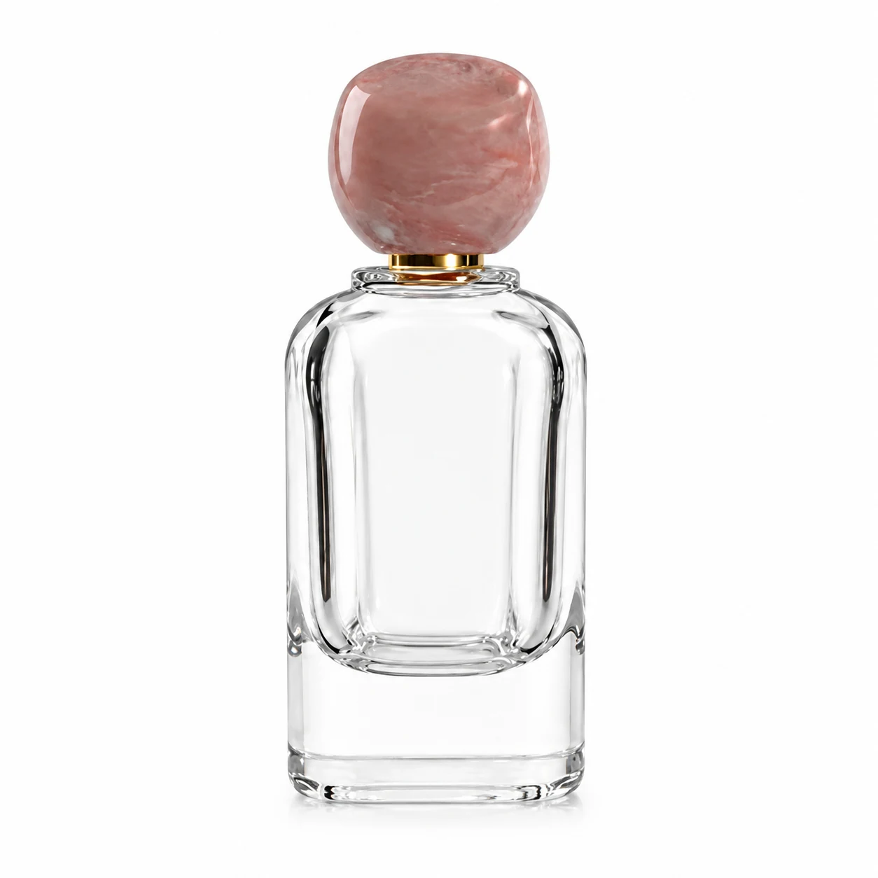 زجاجة عطر مربعة مستديرة الحواف — B620