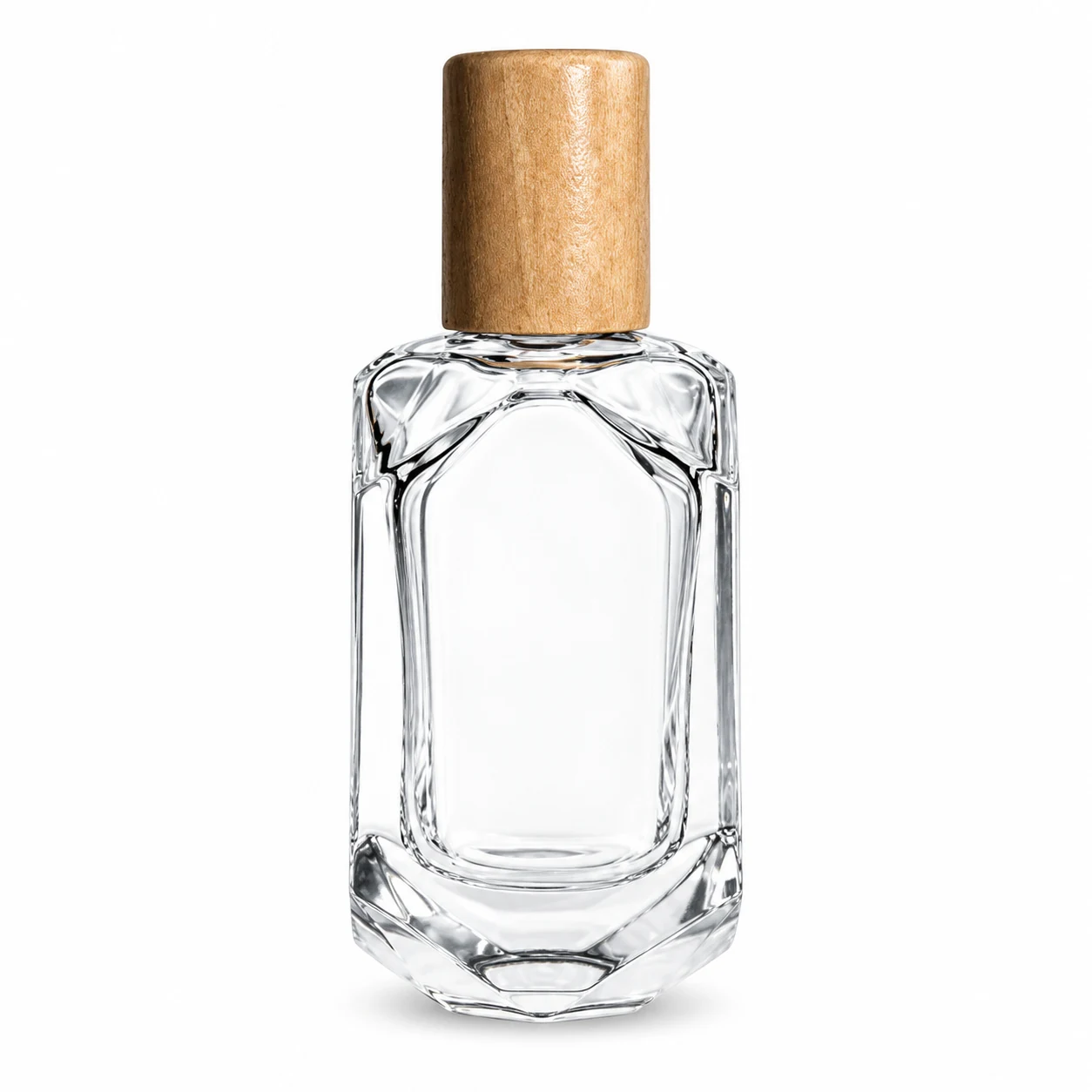 زجاجة عطر مضلعة بزوايا مقتطعة — B622