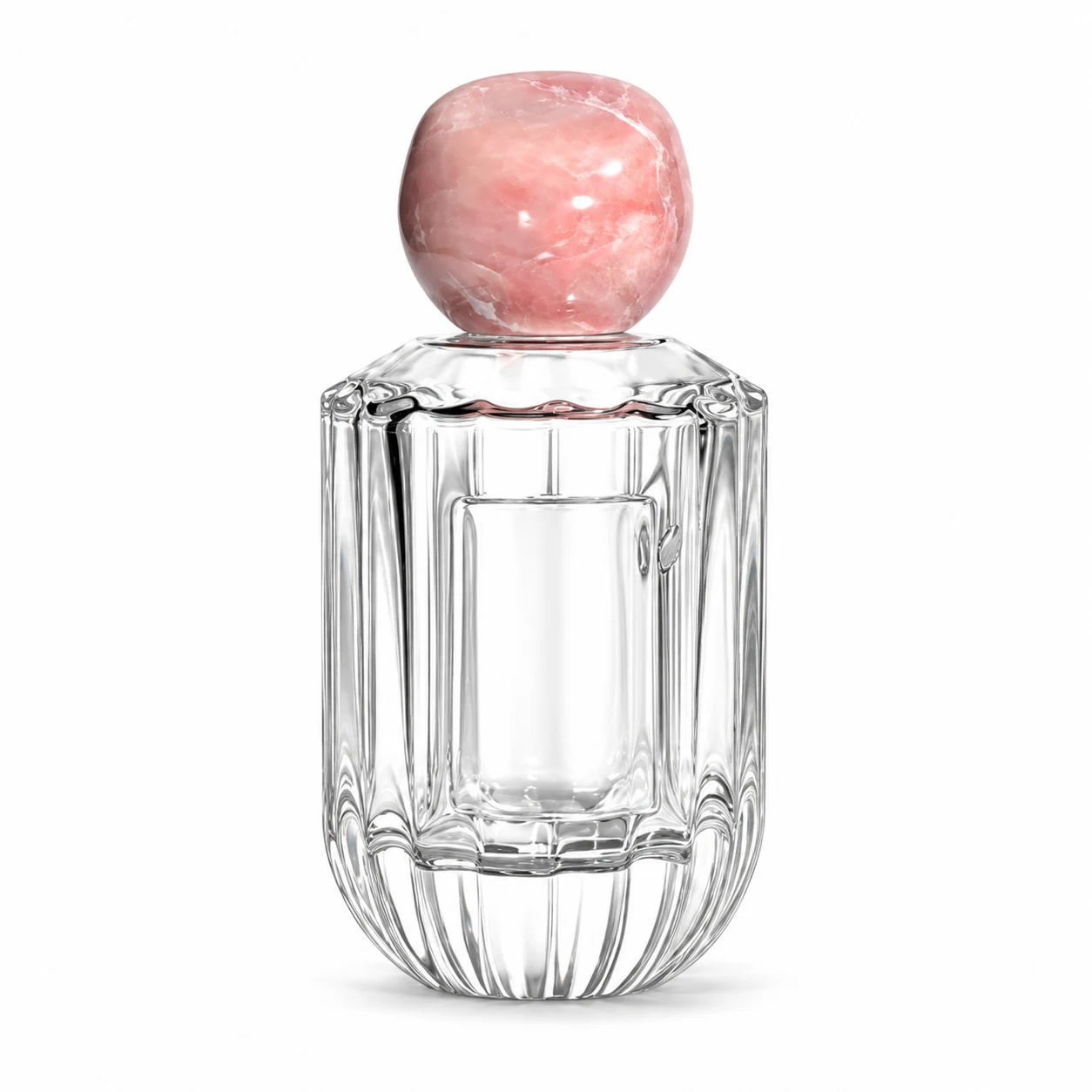 زجاجة عطر مستديرة محززة — B627