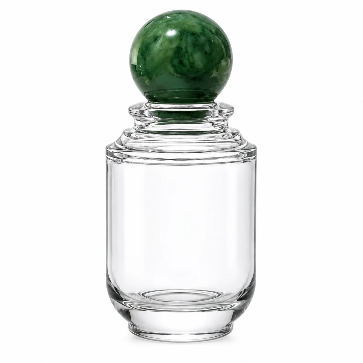 زجاجة عطر مستديرة بحلقة عنق بارزة — B633