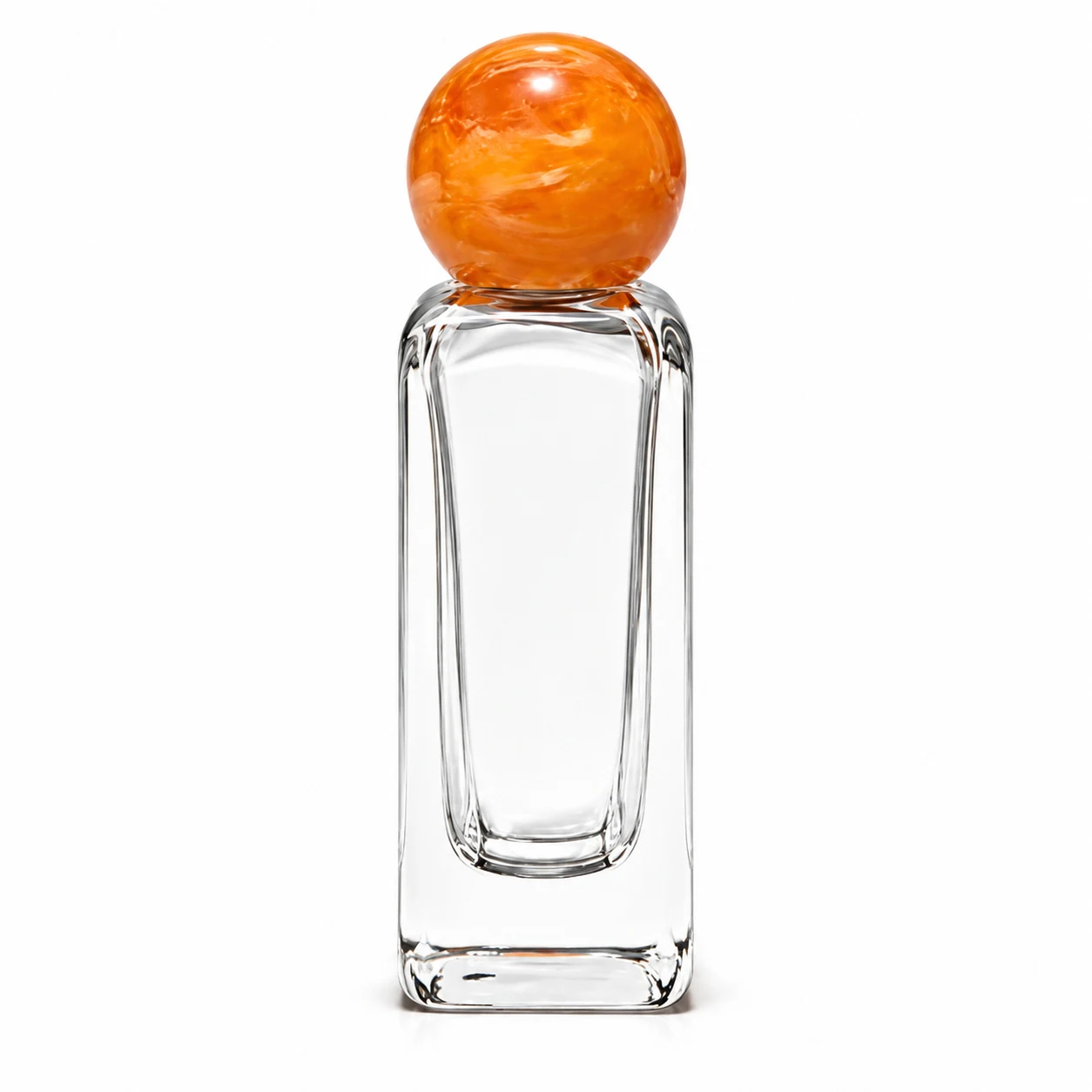 زجاجة عطر مستطيلة نحيلة بغطاء كروي — B635