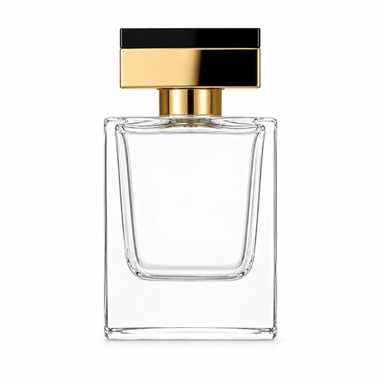 زجاجة عطر عريضة بغطاء أفقي — B673