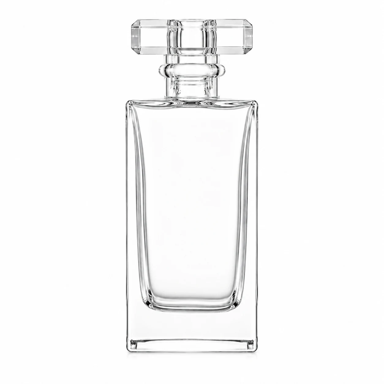 زجاجة عطر متدرجة بغطاء شفاف مدرج — B678