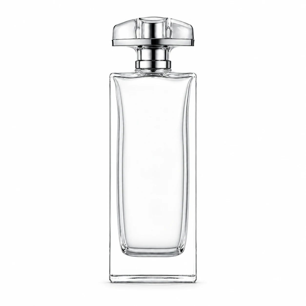 زجاجة عطر مستطيلة ضيقة بإغلاق منخفض — B679