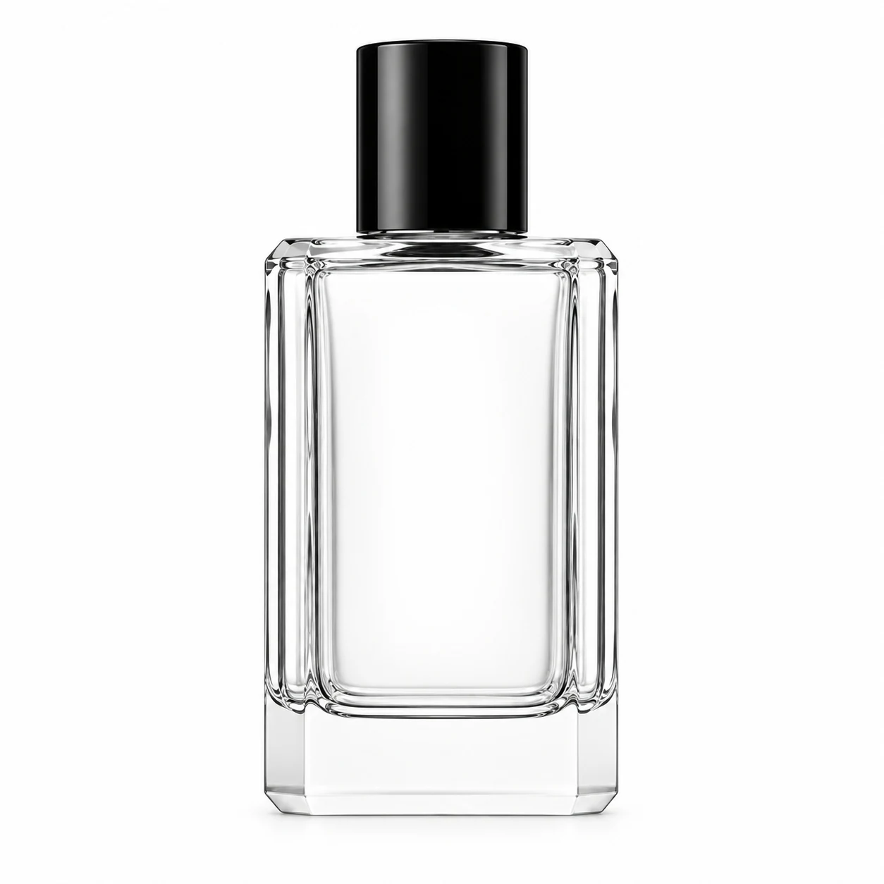 زجاجة عطر مستطيلة بكتف عريض — B691