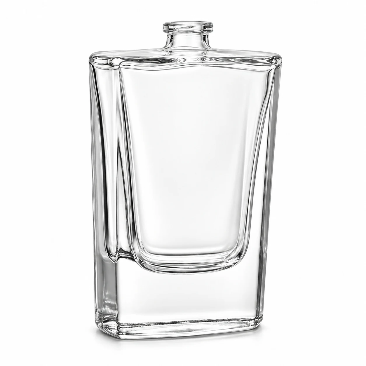 زجاجة عطر مستطيلة متدرجة نحو القاعدة — B705