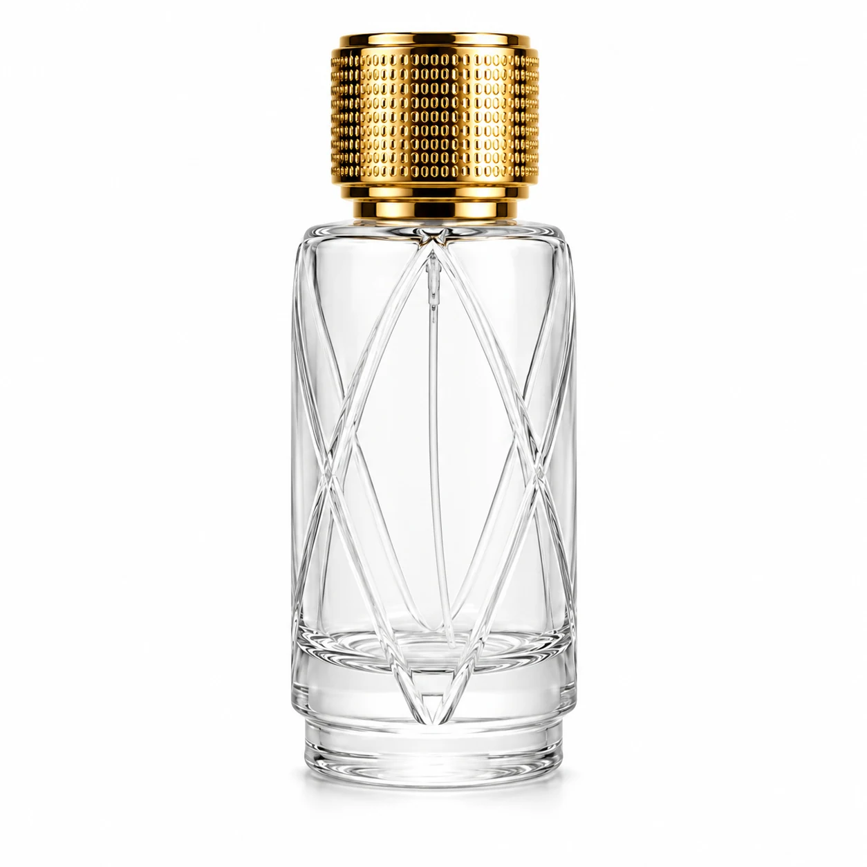 زجاجة عطر أسطوانية بمعينات ممدودة — B719