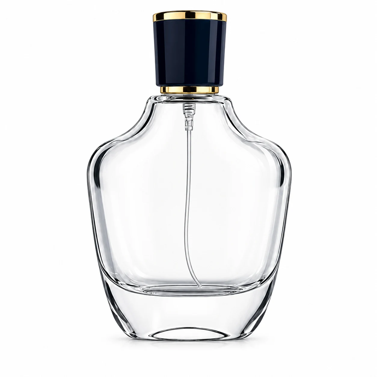 زجاجة عطر مسطحة بمحيط درعي — B743