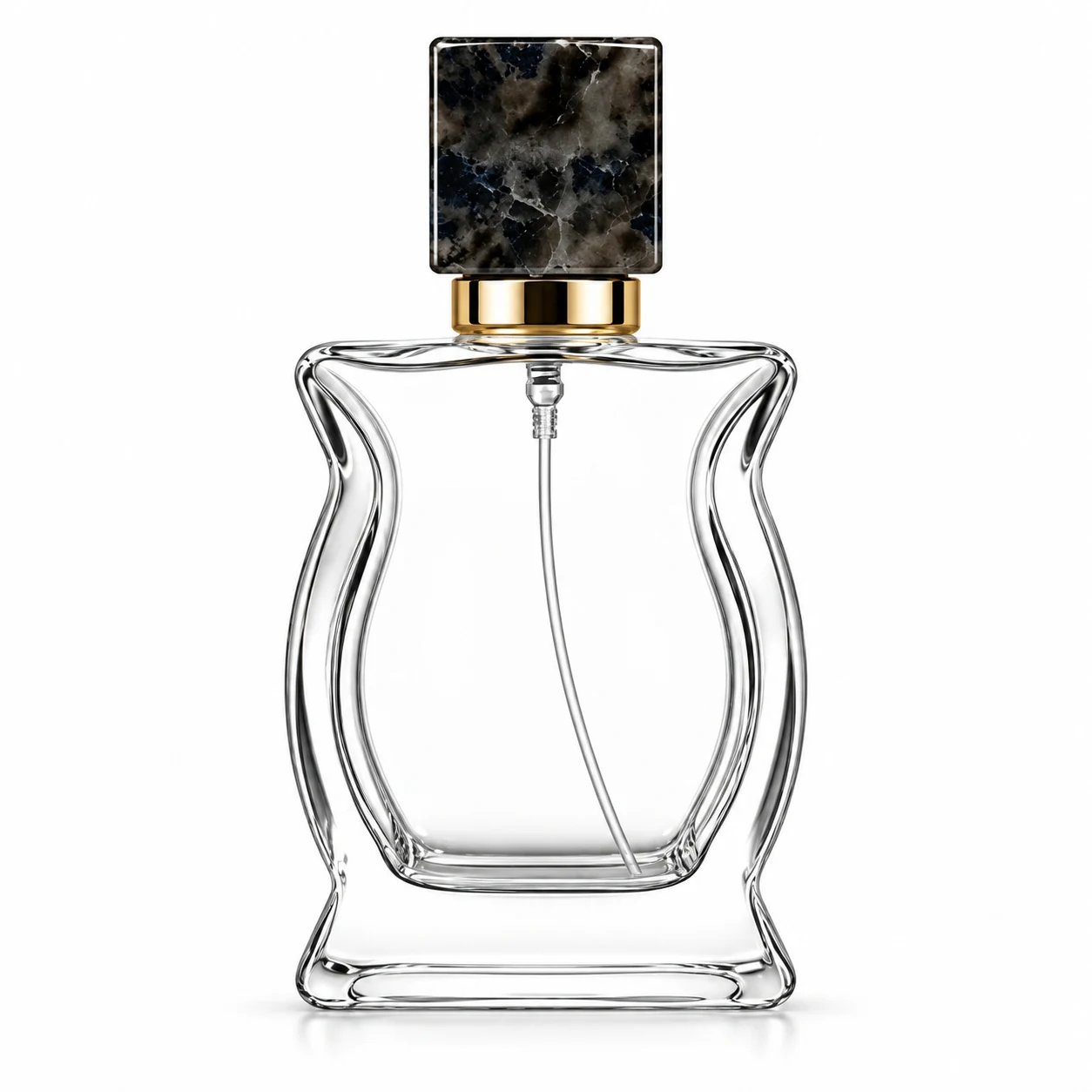 زجاجة عطر مقعّرة الجانبين — B750