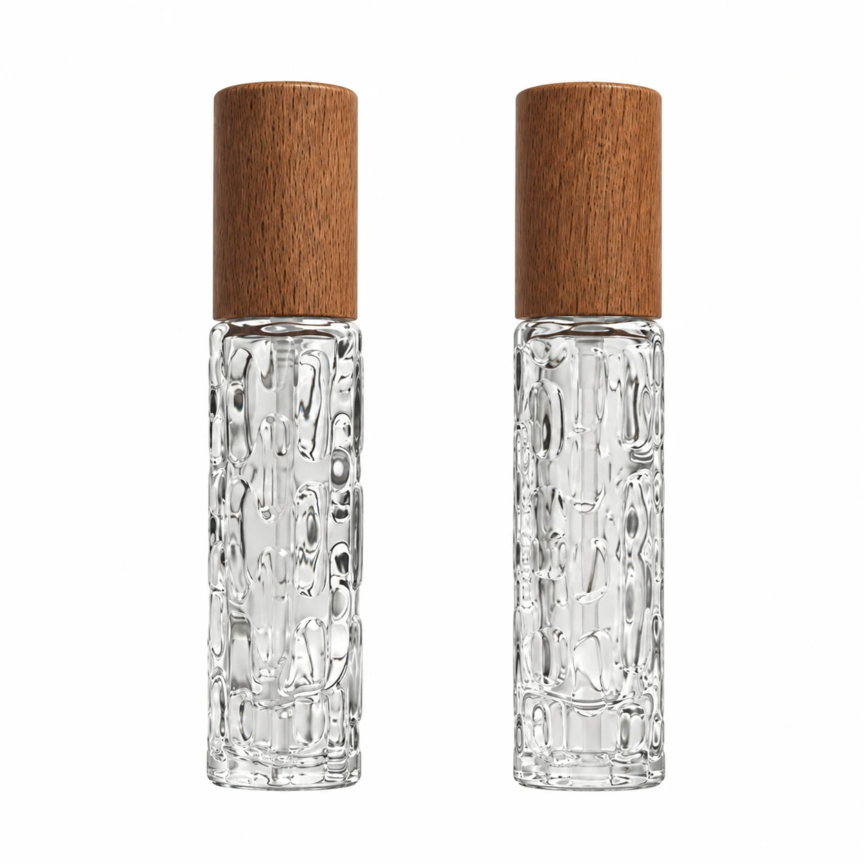 زجاجة عطر صغيرة بنقش رأسي — B758