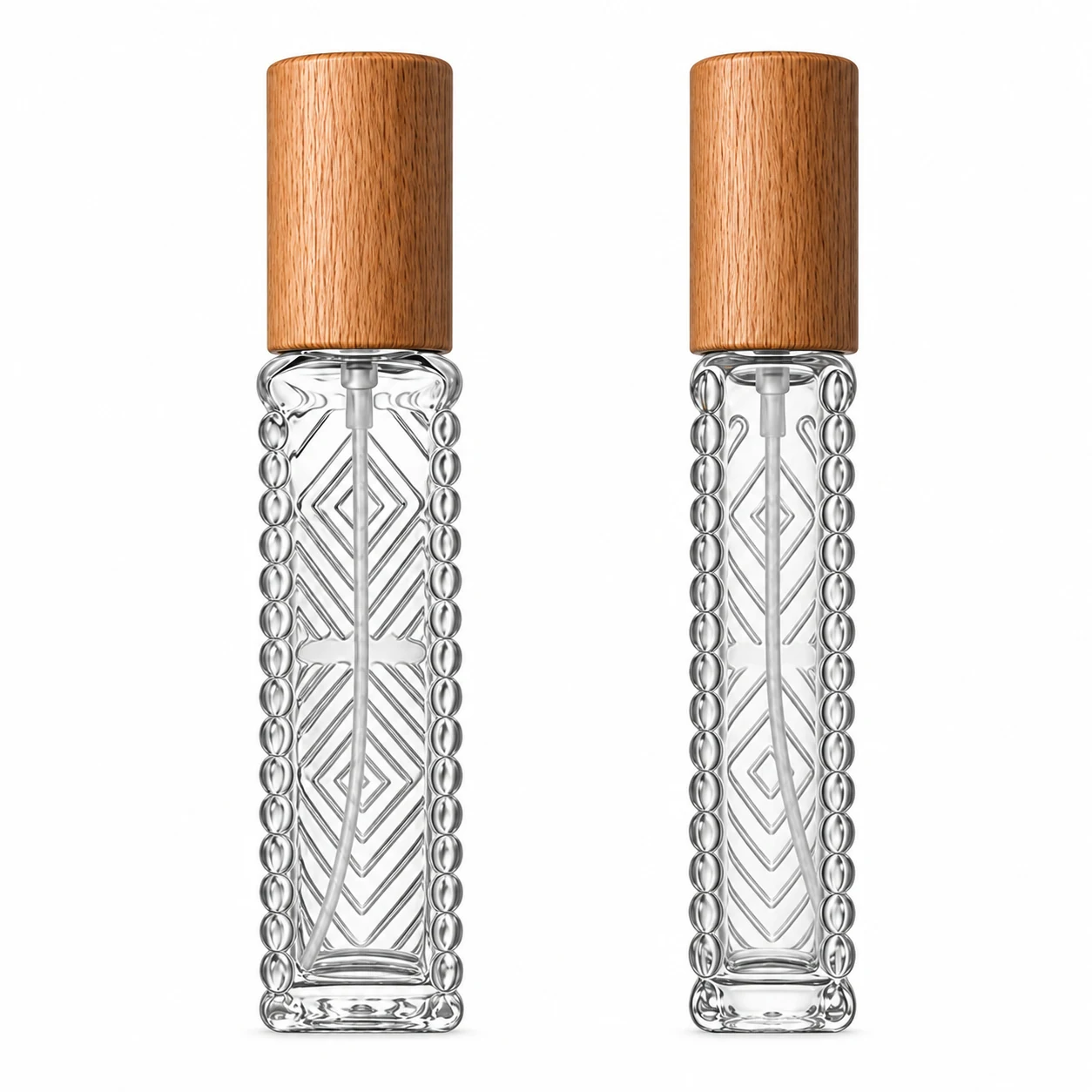 زجاجة عطر صغيرة بنقش قطري — B759