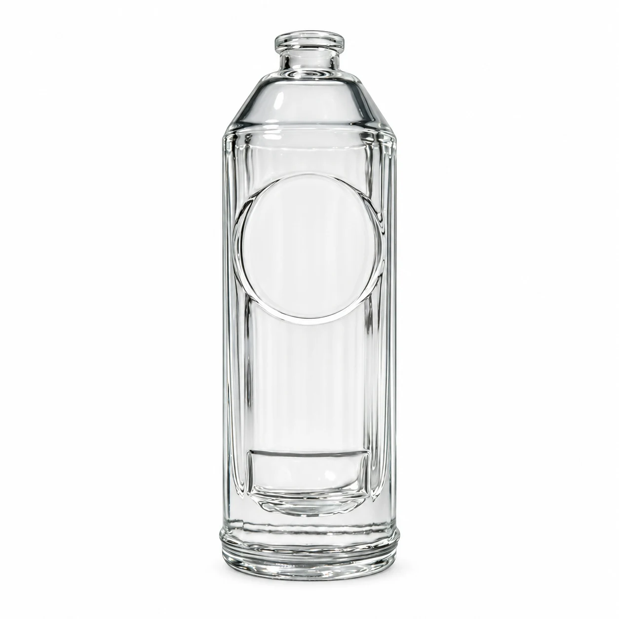زجاجة عطر أسطوانية طويلة بدائرة — B795