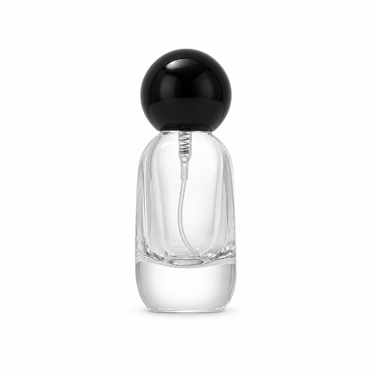 زجاجة عطر بيضاوية صغيرة بغطاء كروي — B838